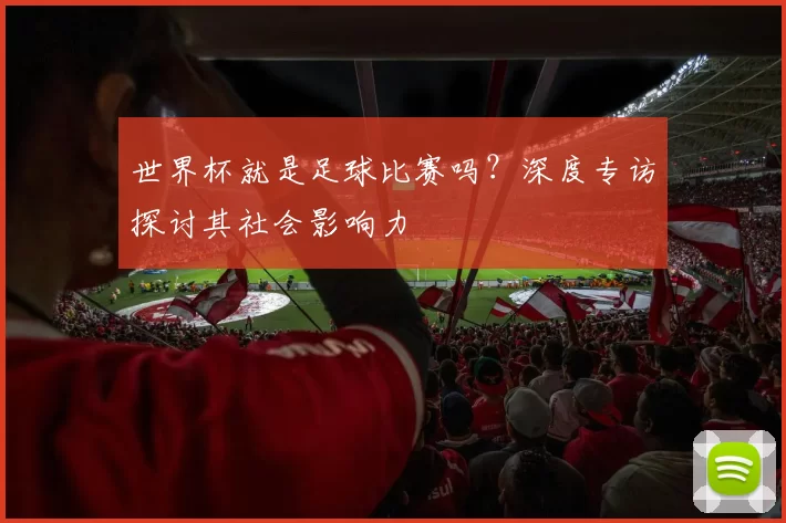世界杯就是足球比赛吗?深度专访探讨其社会影响力