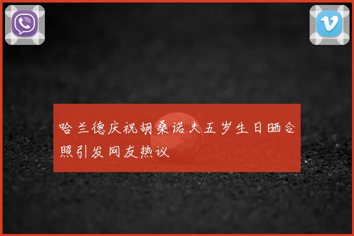 哈兰德庆祝胡桑诺夫五岁生日晒合照引发网友热议