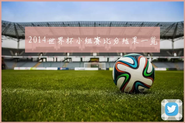 2014世界杯小组赛比分结果一览