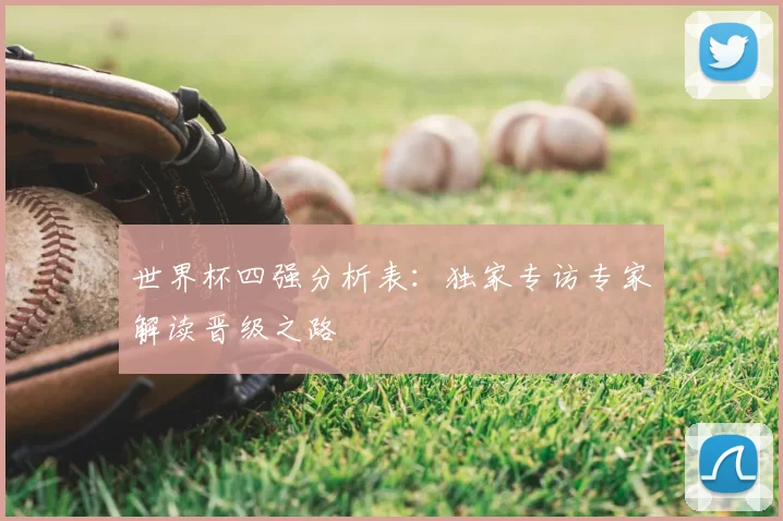 世界杯四强分析表：独家专访专家解读晋级之路